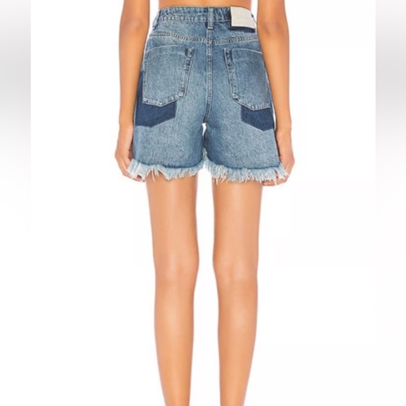 One Teaspoon One X “The Ledgend” Distressed Jean Shorts Size 23 - Picture 2 of 16